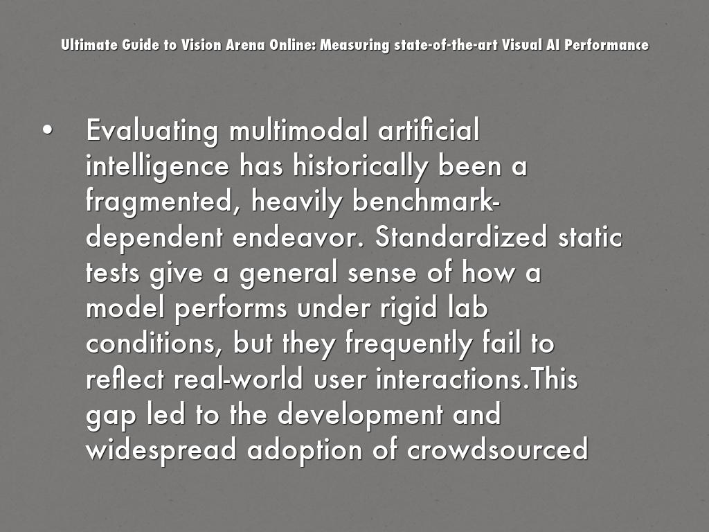Ultimate Guide to Vision Arena Online: Measuring state-of-the-art Visual AI Performance