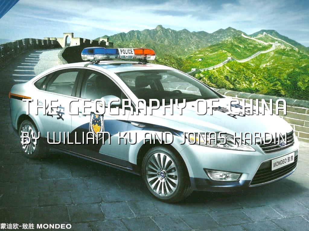 Geography Of China