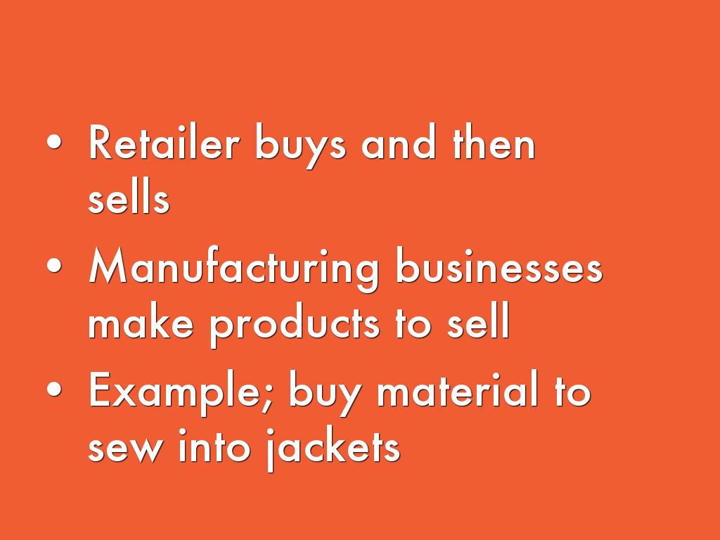 Manufacturing Account