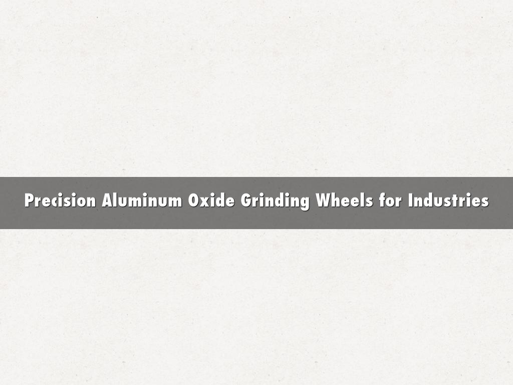 Precision Aluminum Oxide Grinding Wheels for Industries