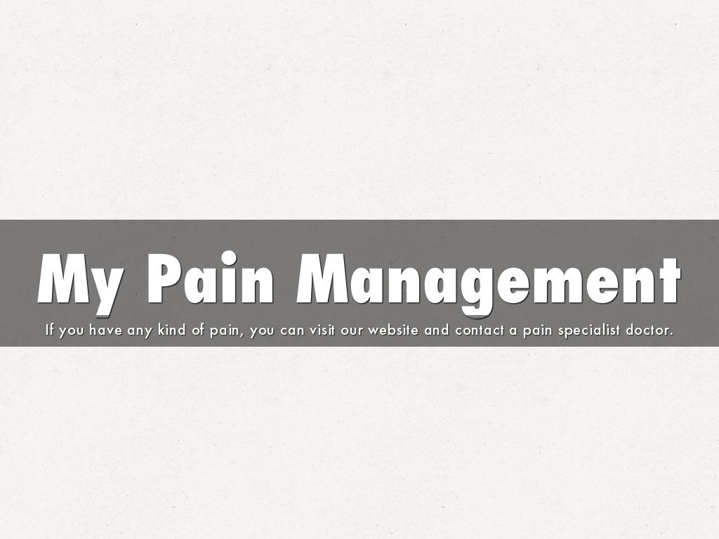 My Pain Management