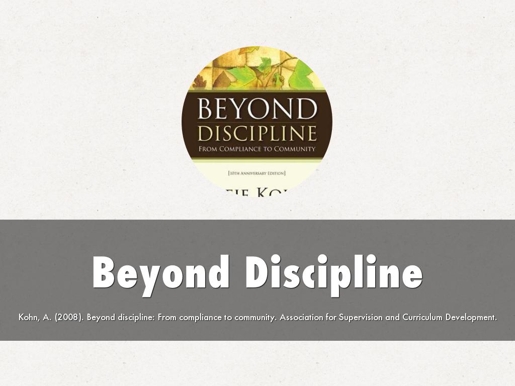 Beyond Discipline