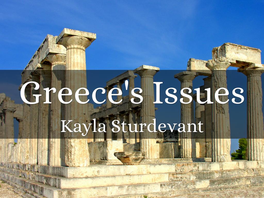 Greece's Issues