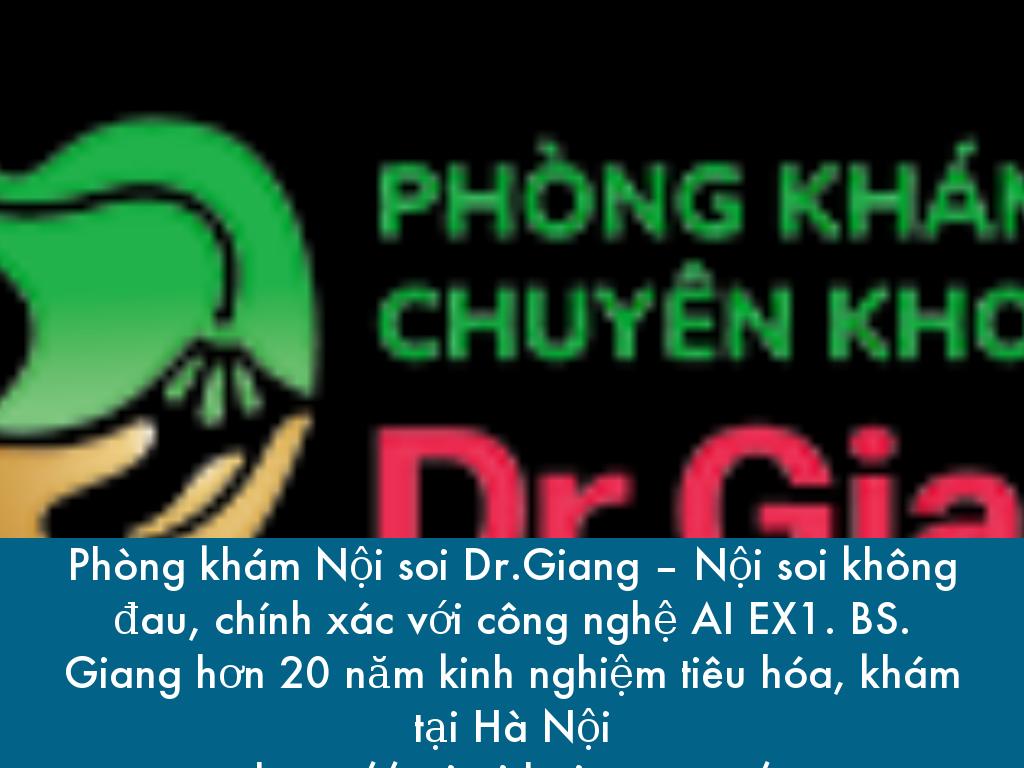 Phòng khám Nội soi Dr.Giang