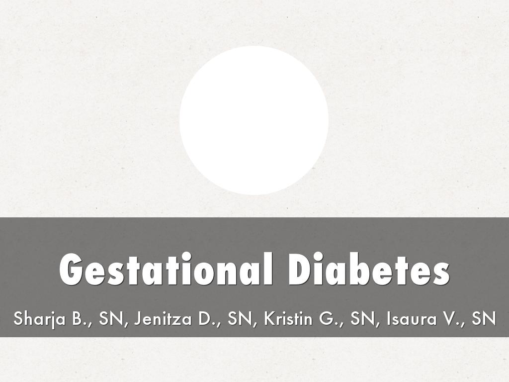 Gestational Diabetes