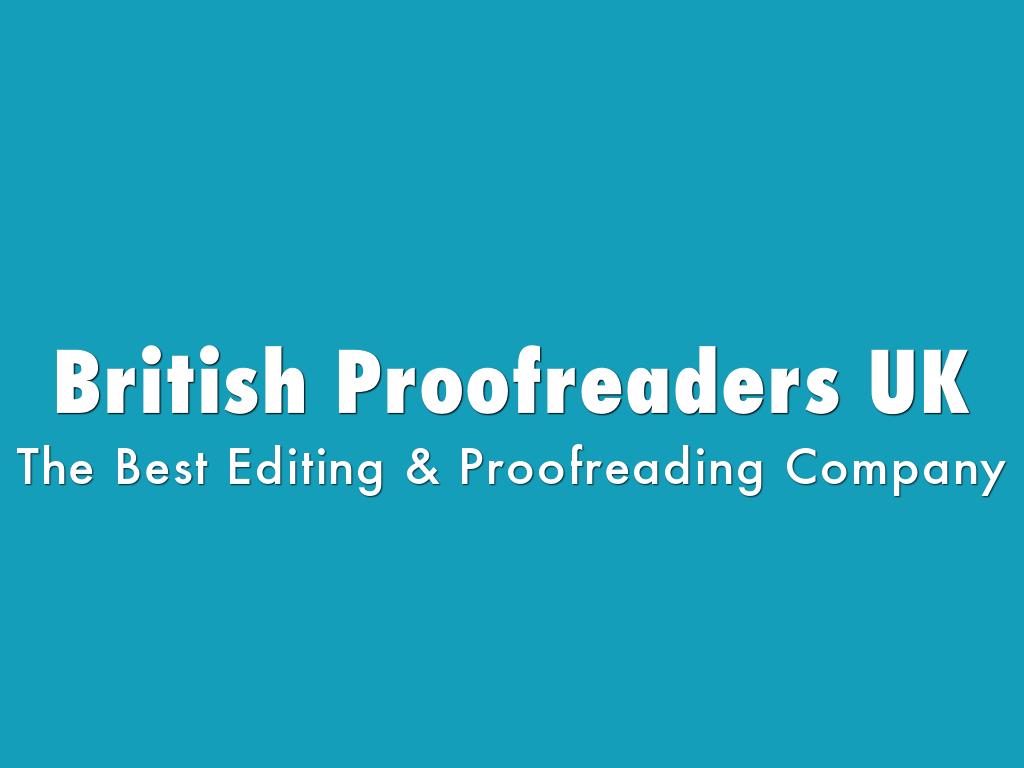 British Proofreaders UK