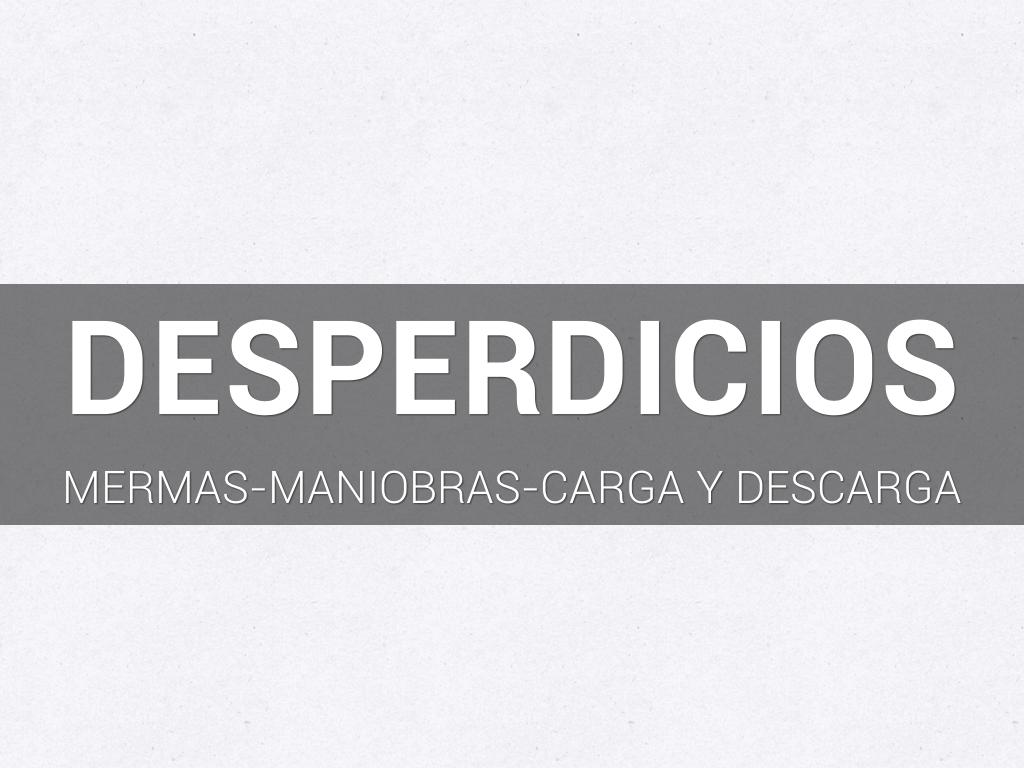 DESPERDICIOS