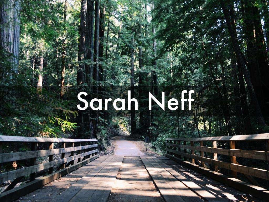 Introduction to: Sarah Neff