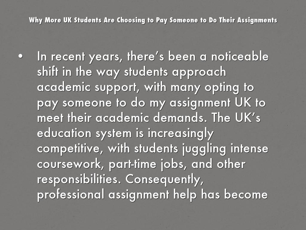 Why More UK Students Are Choosing to Pay Someone to Do Their Assignments