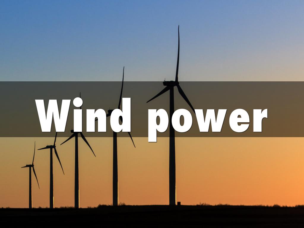 Wind power