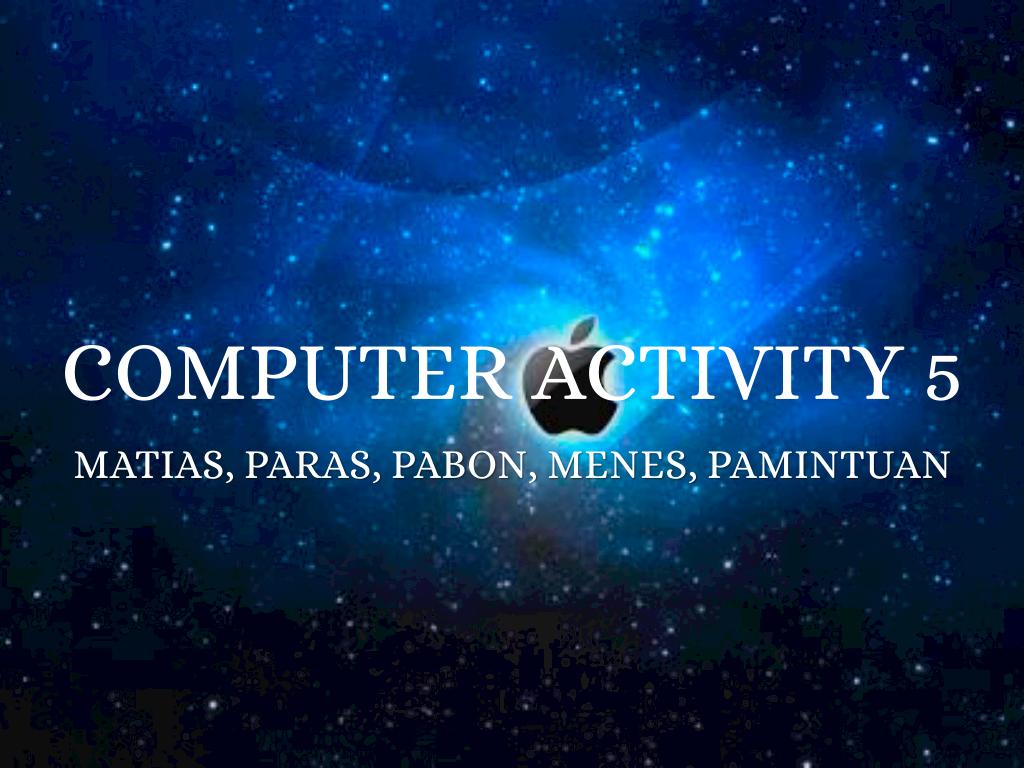Computer Activity 5