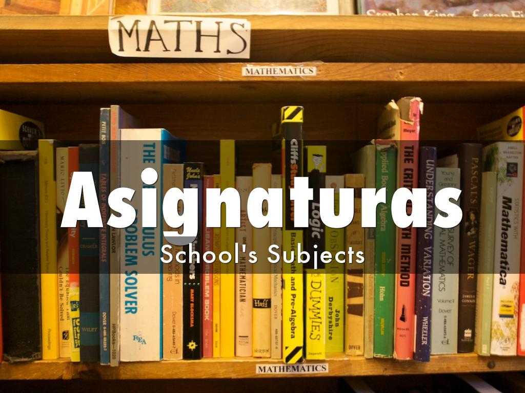 Asignaturas