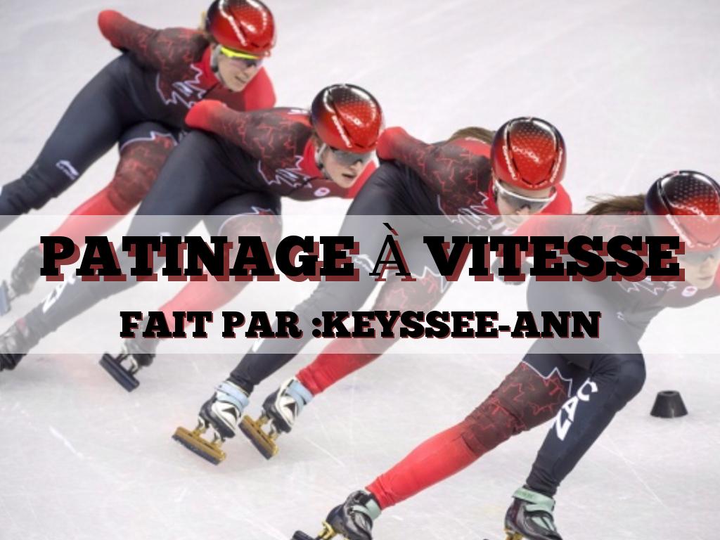 Olympiques ,patinage à vitesse 