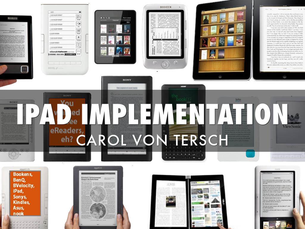 iPad Implementation Carol VT