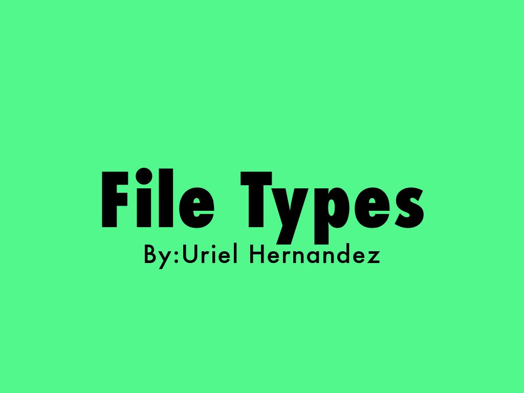File Types