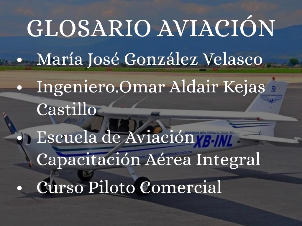 Glosario Aviación 