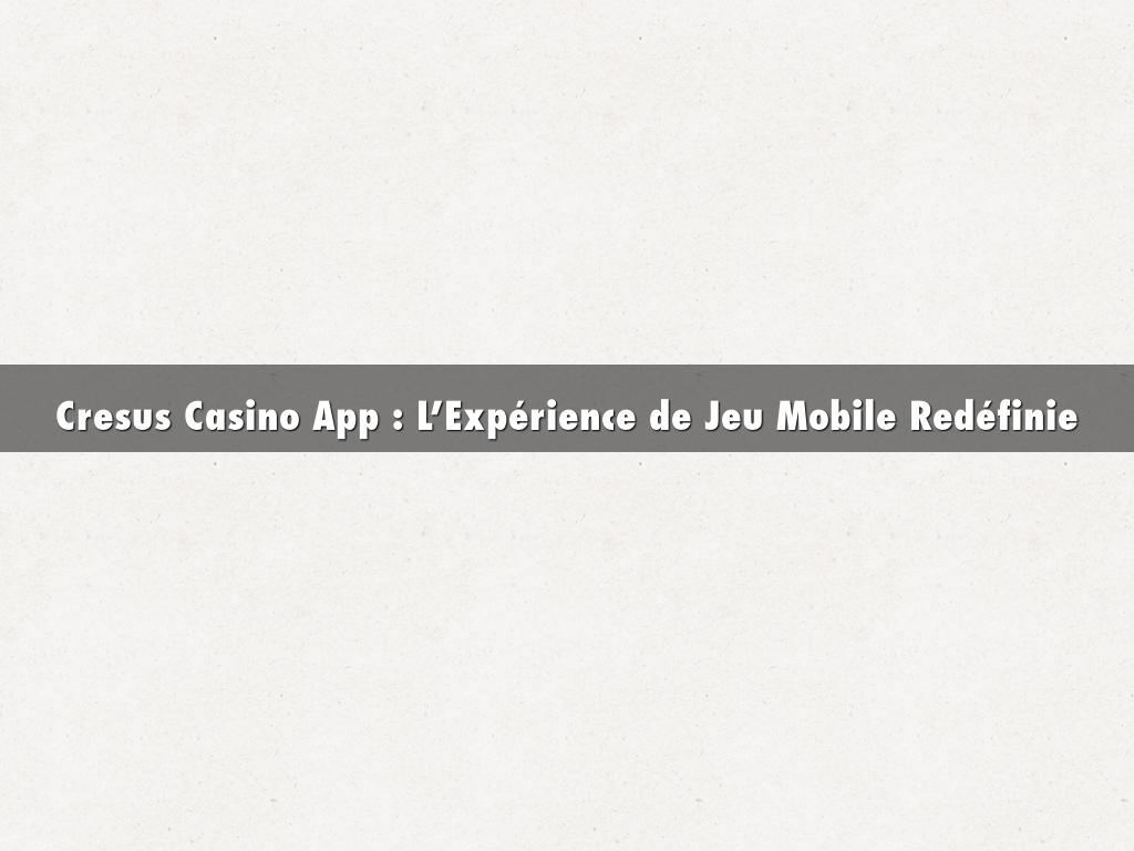 Plongée dans l’univers de Cresus Casino : une expérience de jeu en ligne hors du commun