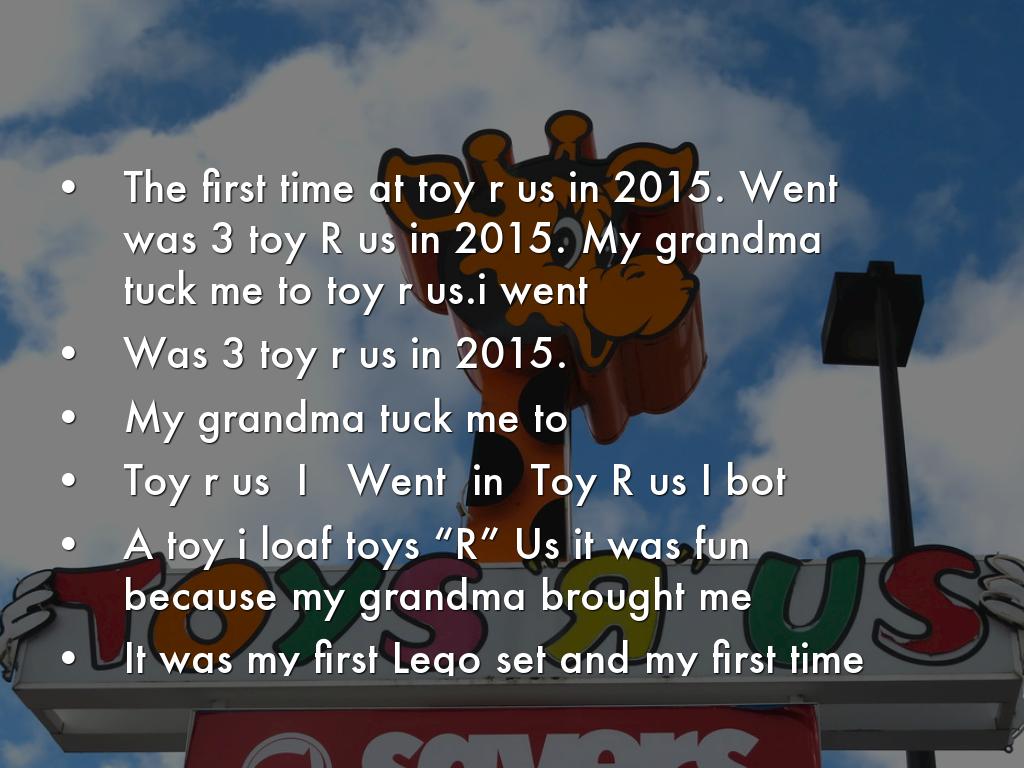 The First time at Toy R US