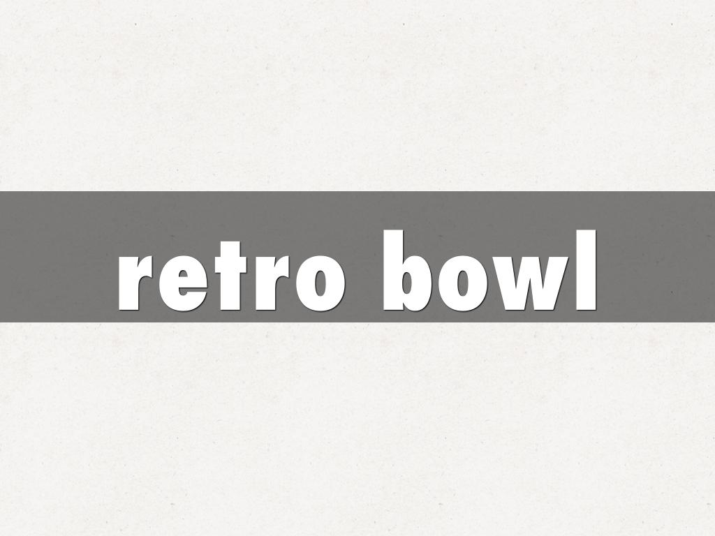 retro bowl