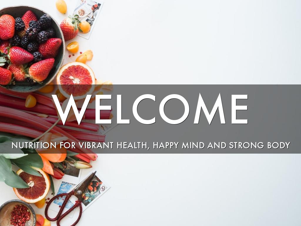 Nutrition For Health