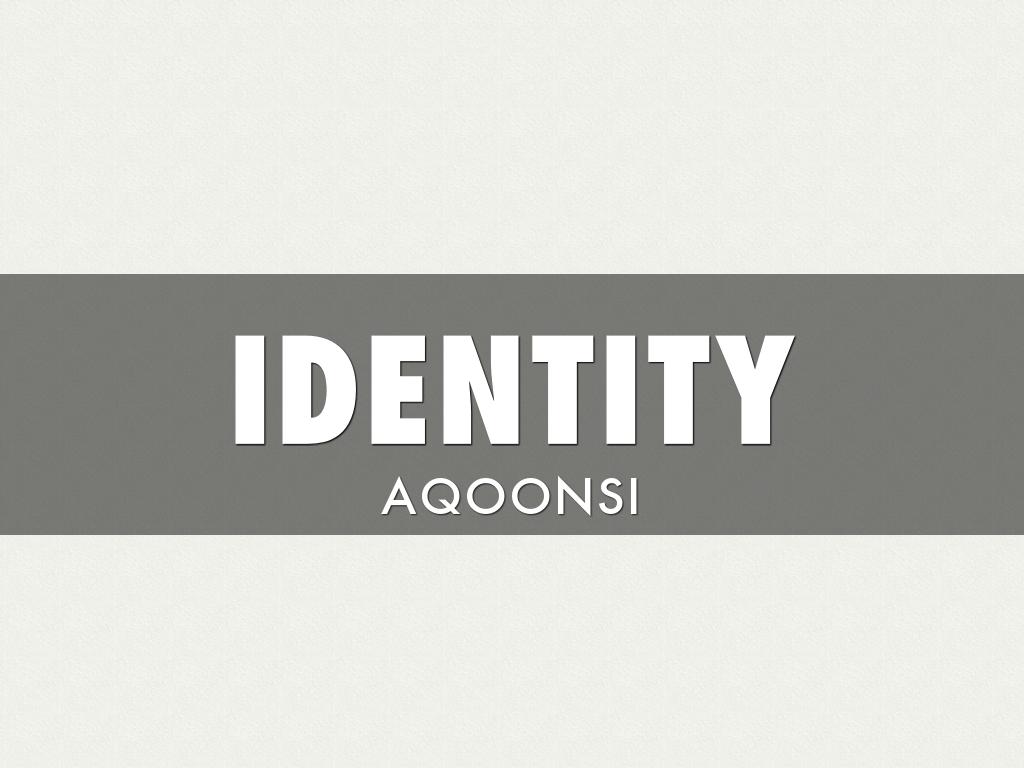 Identity 