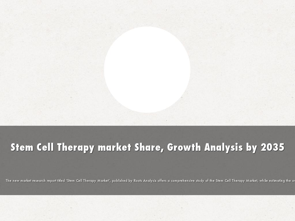 Stem Cell Therapy market Share, Growth Analysis by 2035