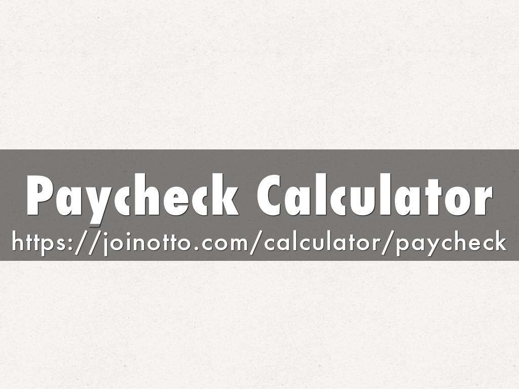 Otto AI Paycheck Calculator for Earnings