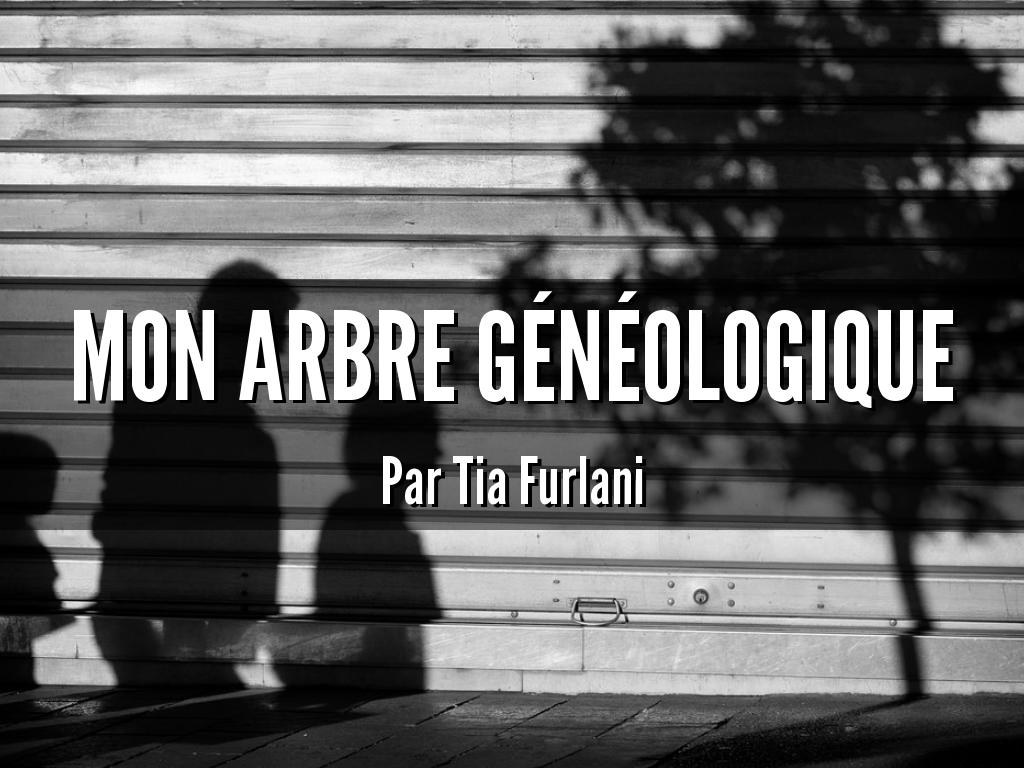 mon arbre geneologique