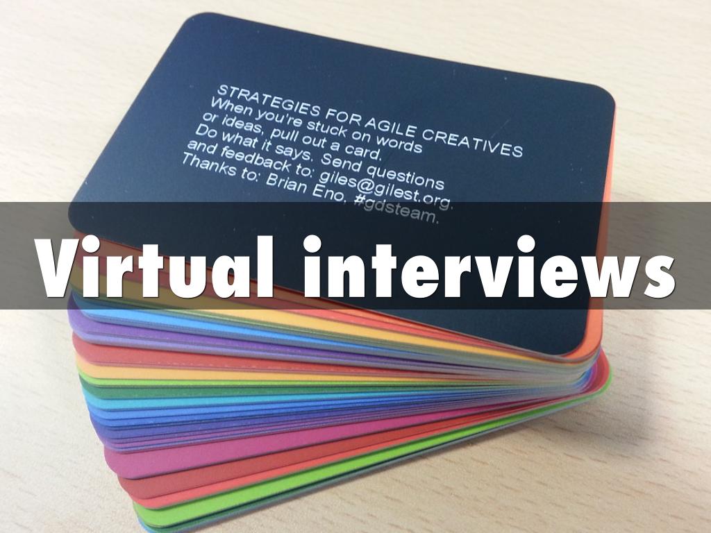 Virtual interviews