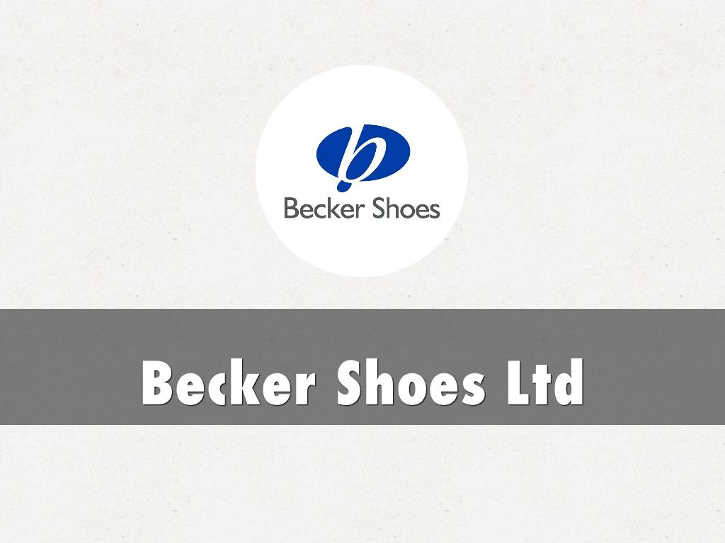 Becker Shoes Ltd