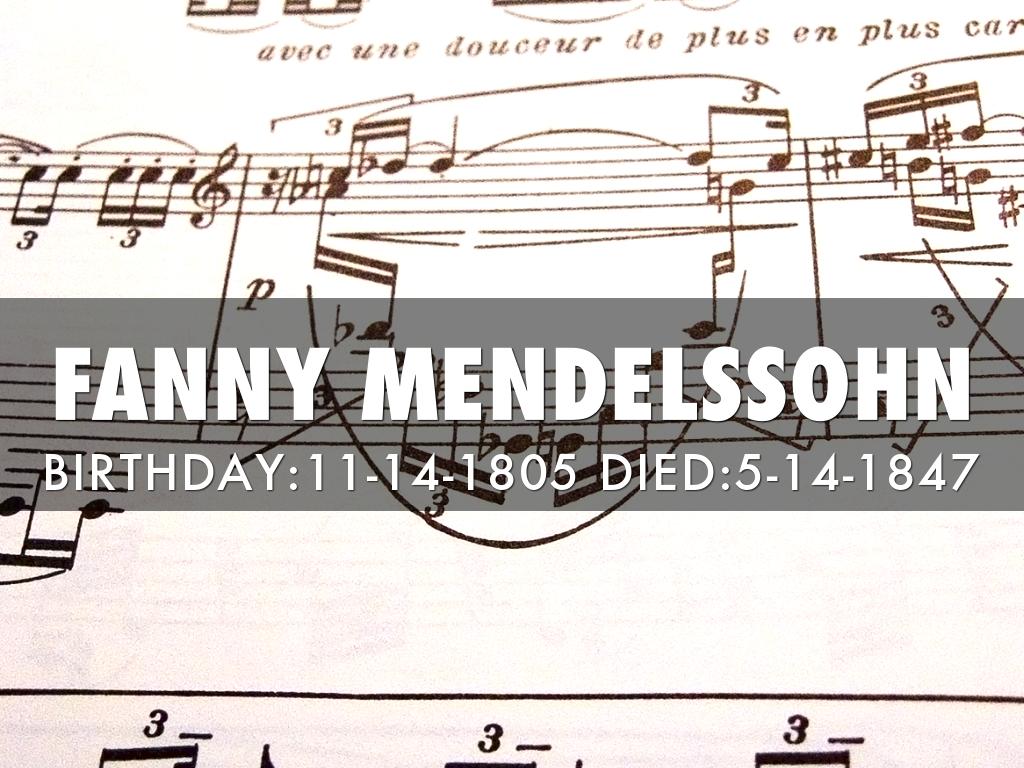 Fanny Mendelssohn 