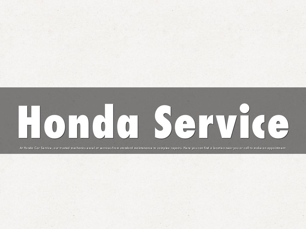 Honda Service