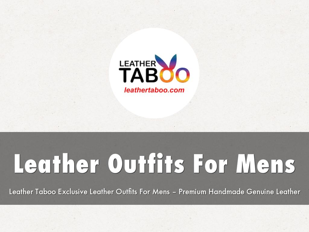 Leather Taboo Elite Leather Outfits For Mens