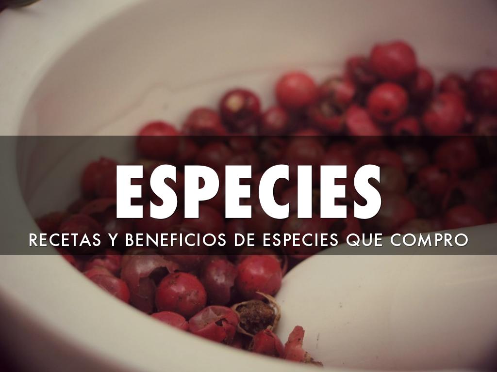 Especies 