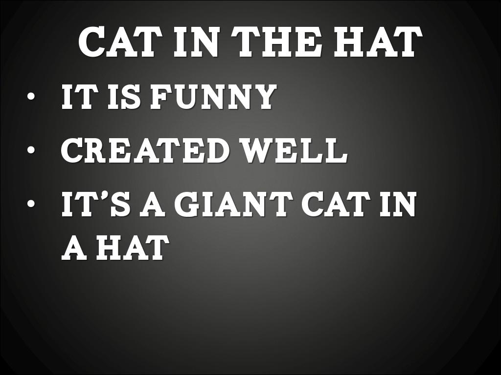 Cat In The Hat