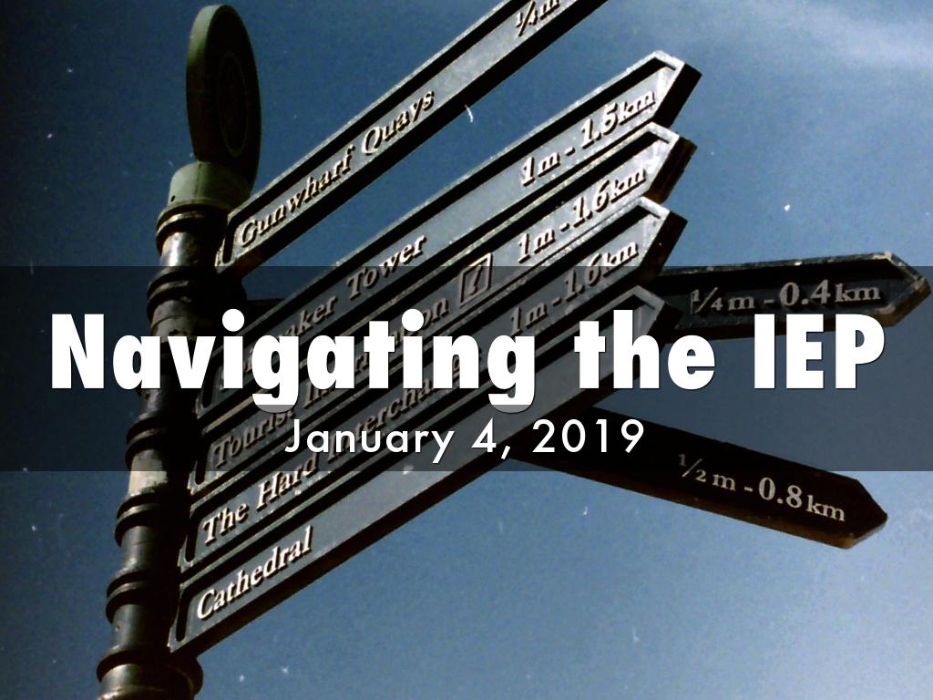 Navigating the IEP