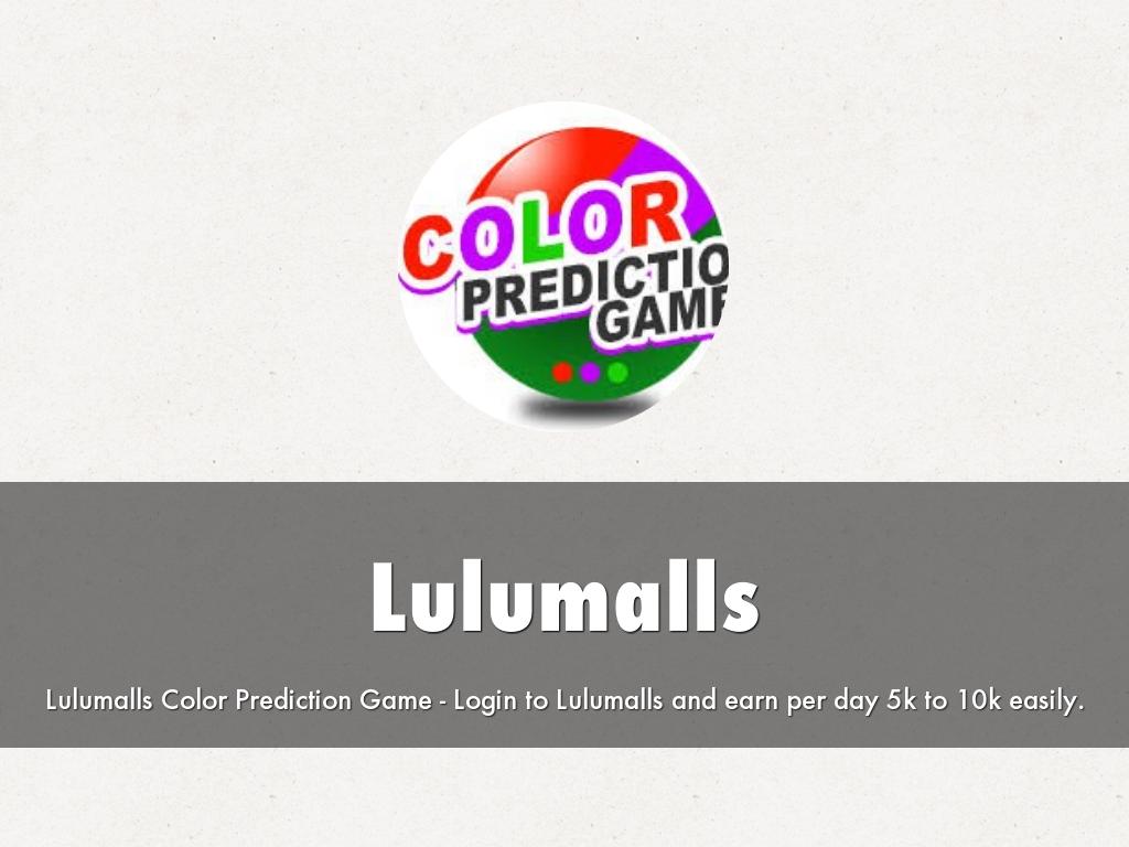 Lulumalls - Color Prediction Game