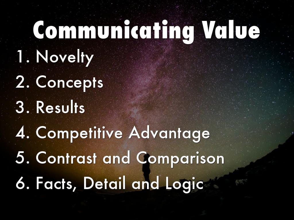 Communicating Value