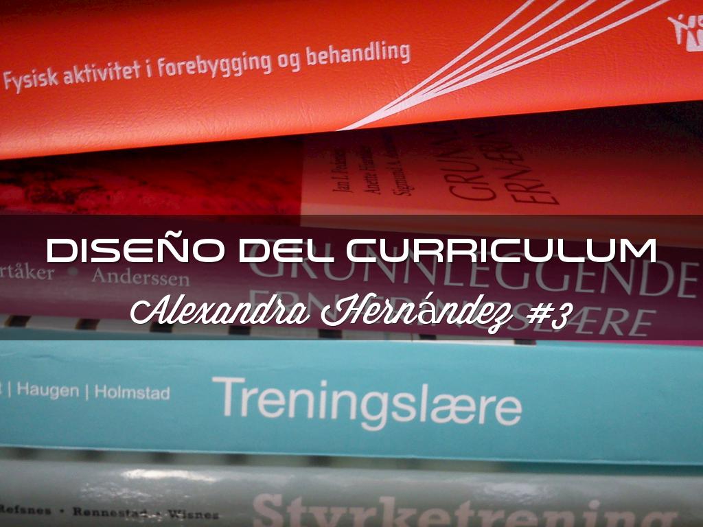 Diseño del curriculum