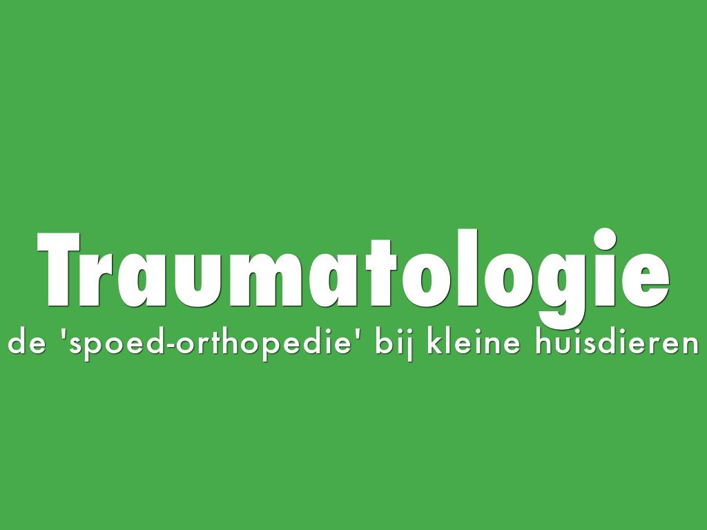 Traumatologie