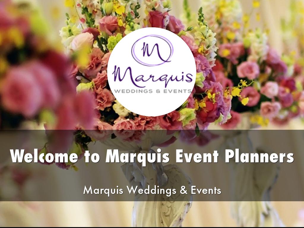 Marquis Event Planners Presentation