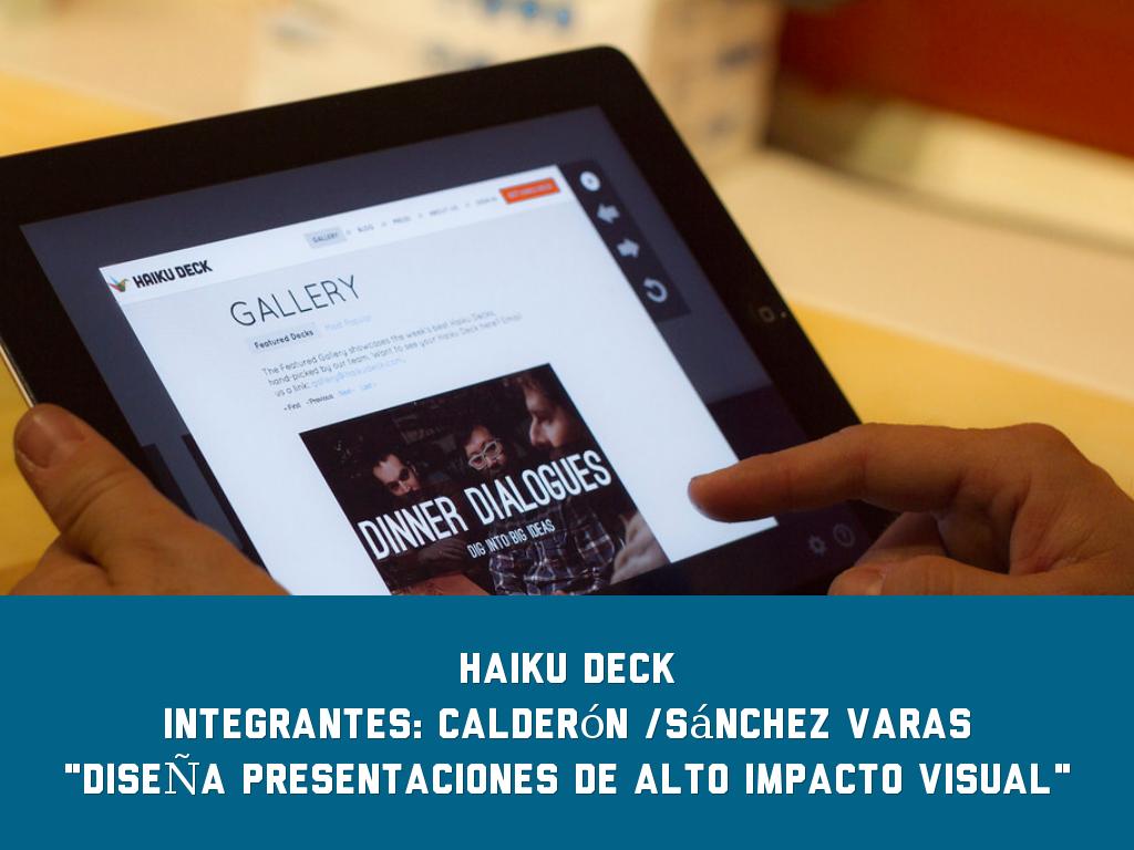 HAIKU DECK by Maite Calderón