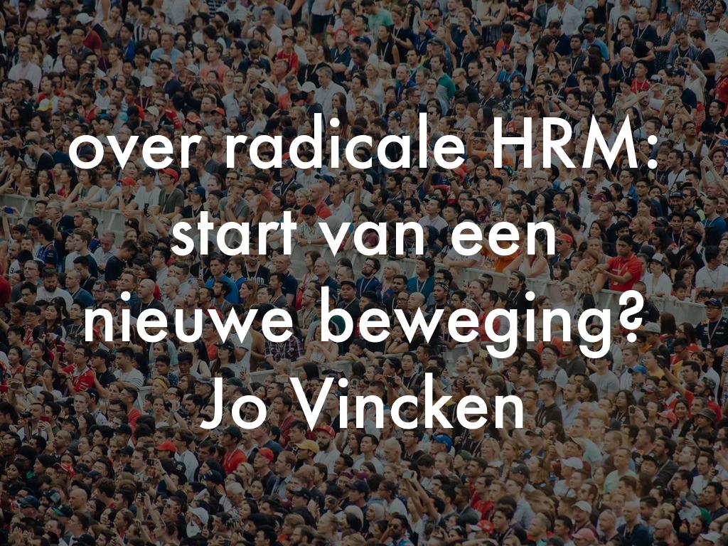 HR veranderkunde Jo Vincken