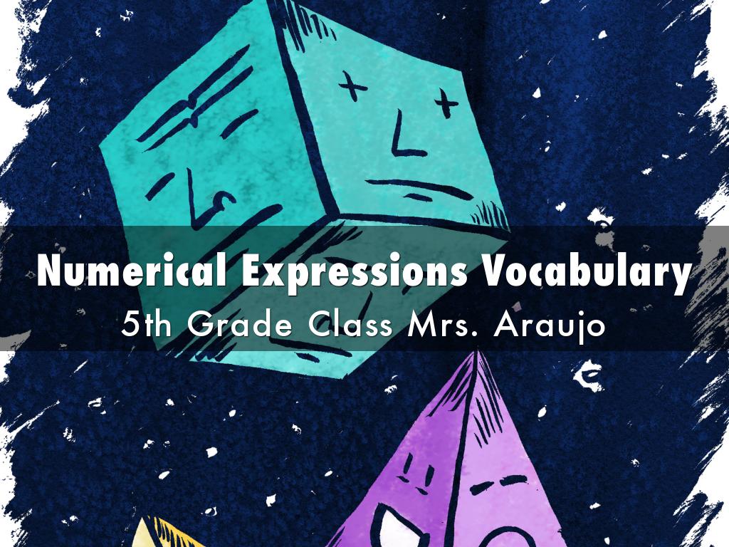 Numerical Expressions Vocabulary 
