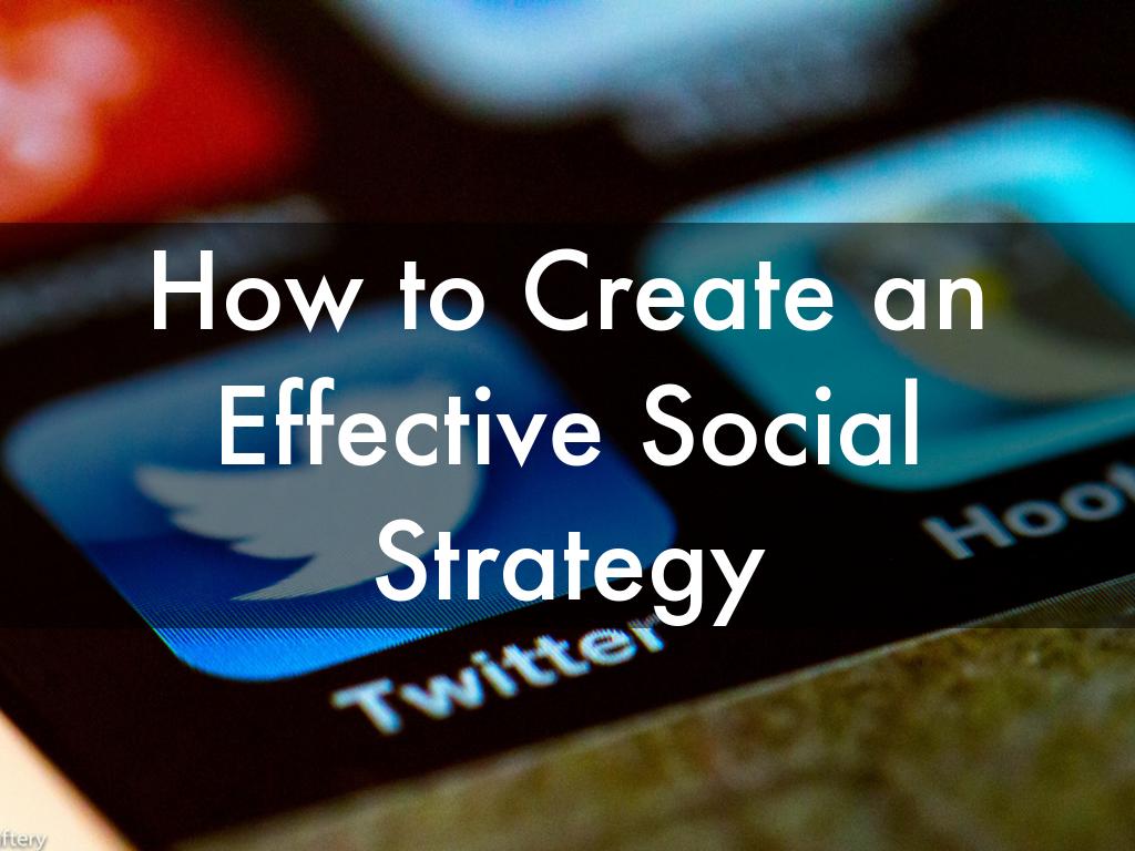 How to Create a Social Media Strategy ã®ã³ãã¼