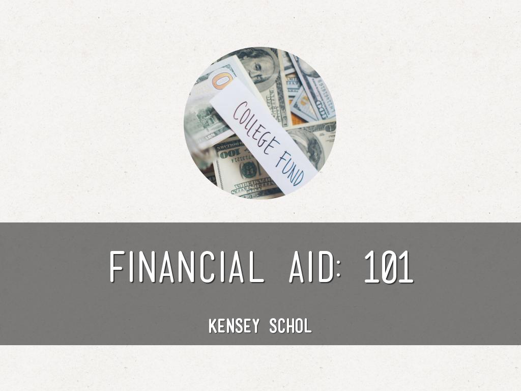 Financial Aid for Dummies