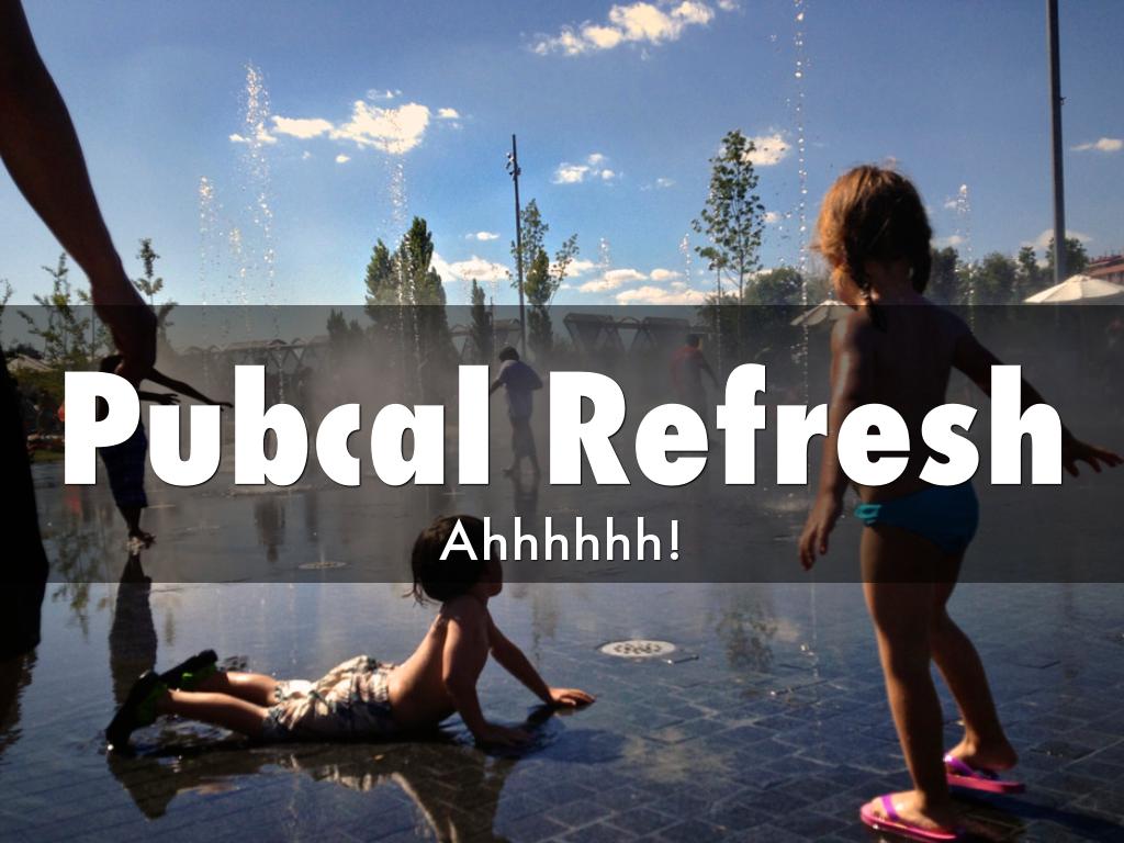 Pubcal Refresh
