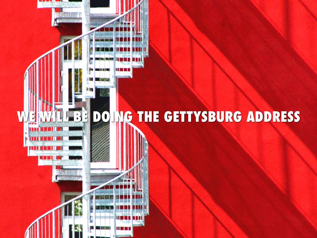 Gettysburg Addressee 