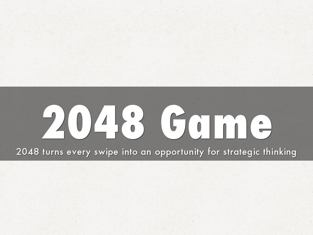 2048 Game