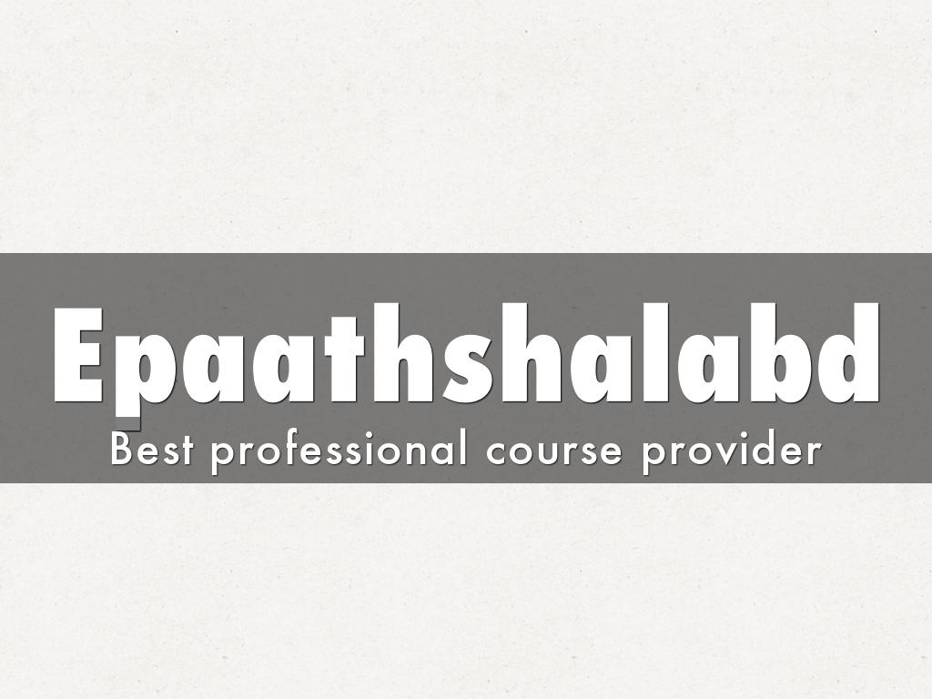 Professional Course Provider